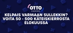 Erikoistarjous uusille Otto-pelaajille: satoja käteiskierroksia tarjolla!